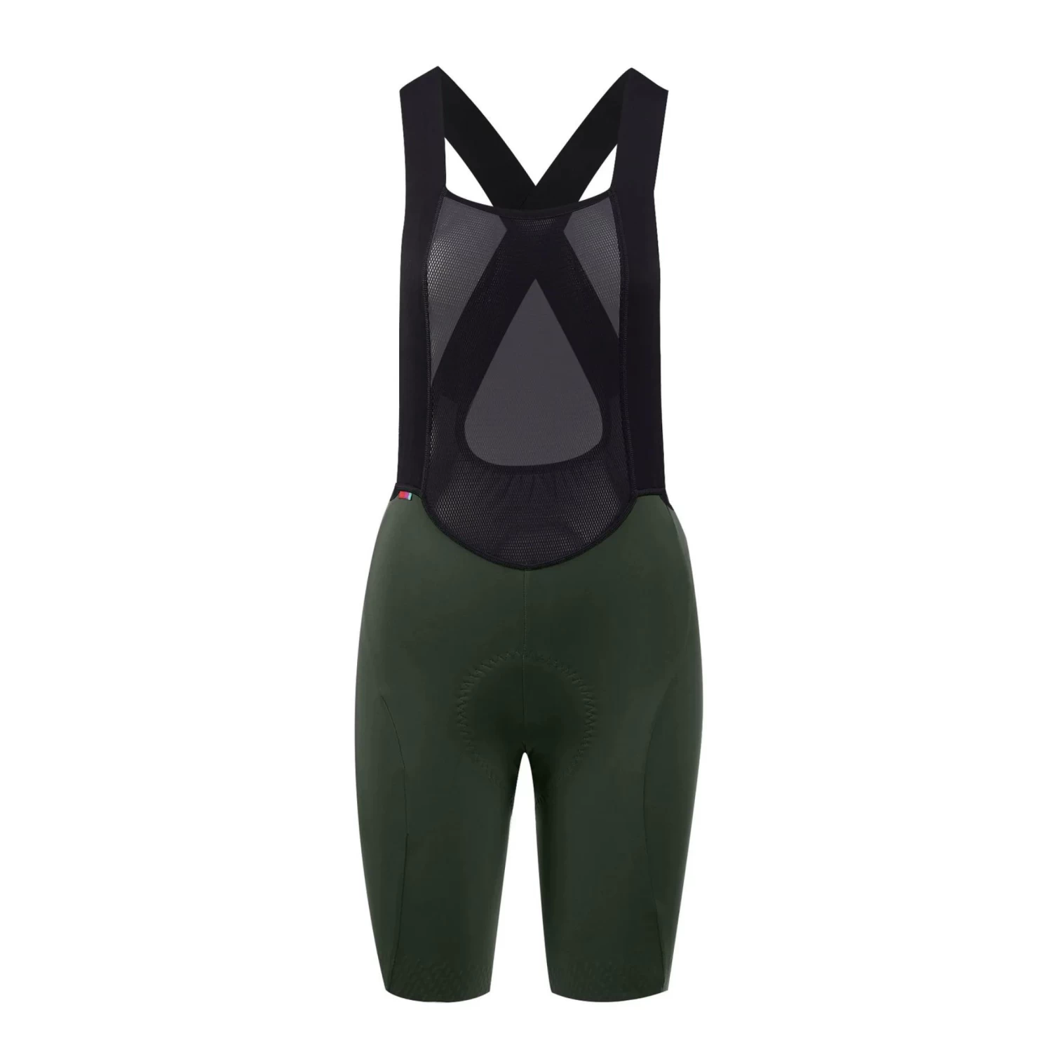 Women LUXE Bib Shorts - Dark Olive 3 Women LUXE Bib Shorts - Dark Olive