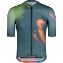 Spectrum Light Men’s Short Sleeve Jersey - Slate Grey/Multi Coloured