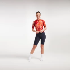 Red Pleasure / Pain Essentials TEAM Women's Jersey -Sport Vêtements Magasin 21.09.08 BSC womens splitthedifference jersey red 1156