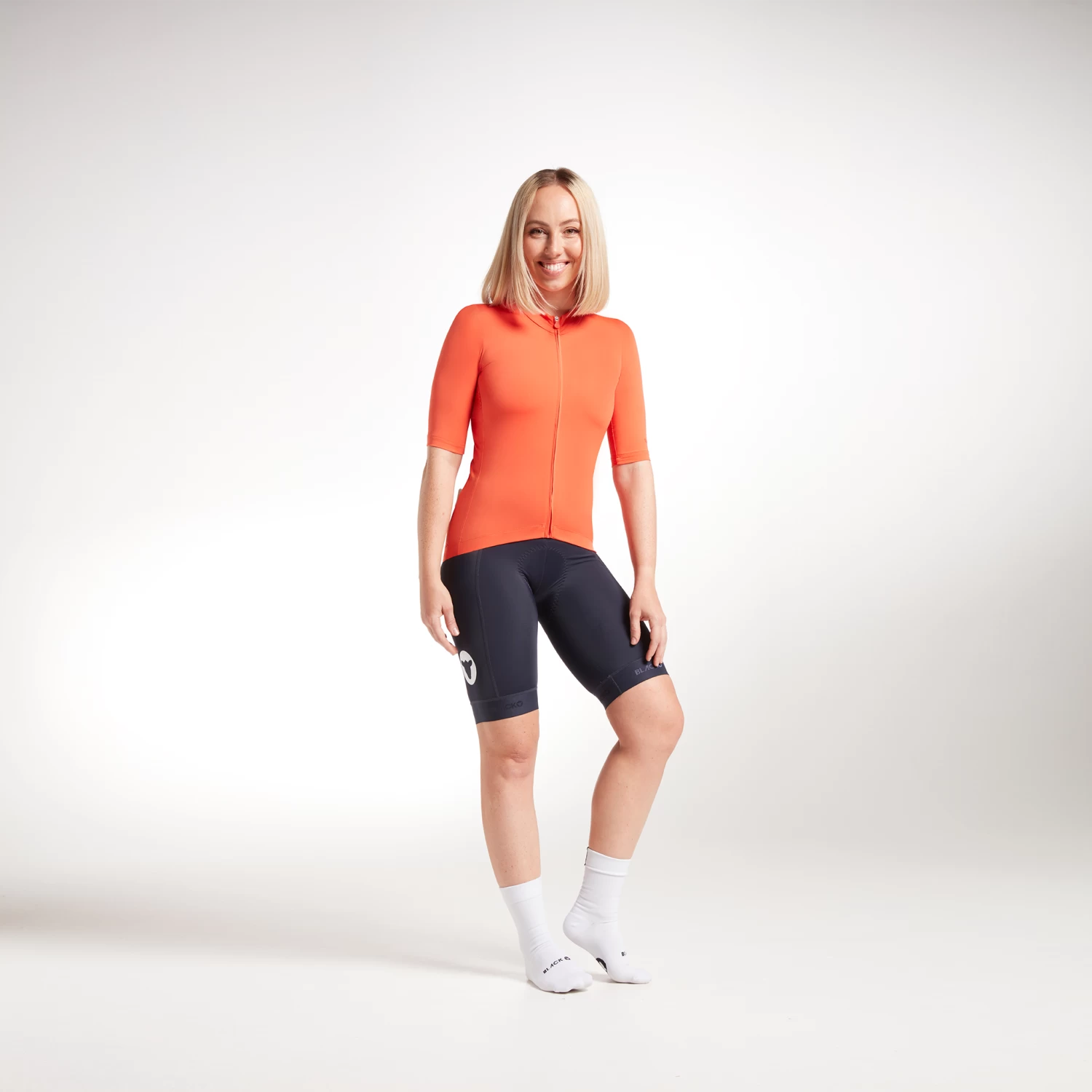 Mandarin Red Essentials TEAM Women's Jersey 6 Mandarin Red Essentials TEAM Women's Jersey – Image 4