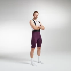 Italian Plum RACING Seamless Men's Bib And Brace -Sport Vêtements Magasin 21.12.10 BSC RACING bib PLUM 0375