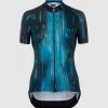 Assos Cyber Blue Drop Head UMA GT Women's Jersey C2 -Sport Vêtements Magasin ASSOS 12.20.327.2L 11