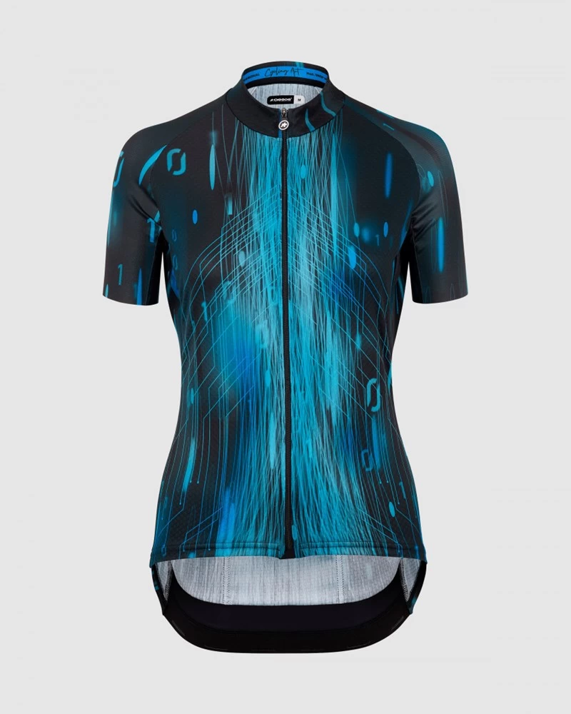 Assos Cyber Blue Drop Head UMA GT Women's Jersey C2 3 Assos Cyber Blue Drop Head UMA GT Women's Jersey C2