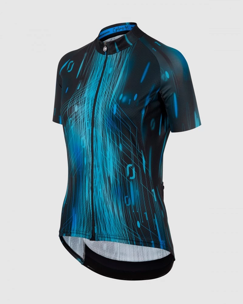 Assos Cyber Blue Drop Head UMA GT Women's Jersey C2 5 Assos Cyber Blue Drop Head UMA GT Women's Jersey C2 – Image 3