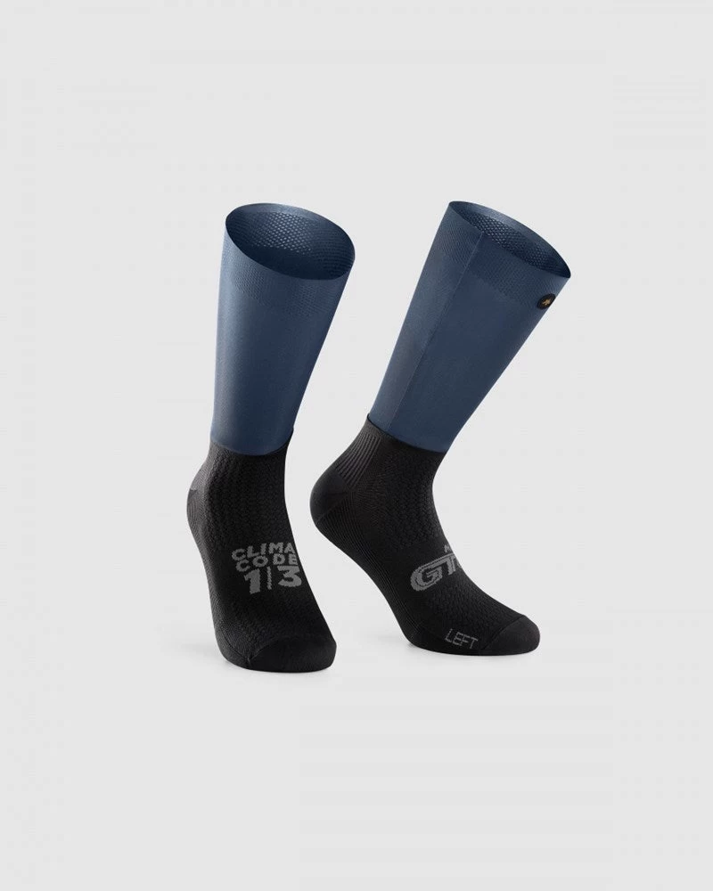 Assos Yubi Blue GTO Socks 3 Assos Yubi Blue GTO Socks