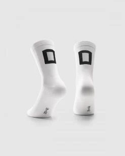 Assos Holy White Poker Socks 0