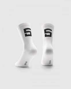 Assos Holy White Poker Socks 5