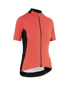 Assos Lava Orange Laalalai Evo8 Women's Jersey -Sport Vêtements Magasin Assos LavaOrange LaalalaiEvo8 Women CyclingJersey SideView2 VeloVeloSingapore