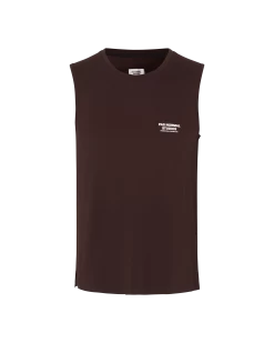 Dark Red Balance Sleeveless Men's Top