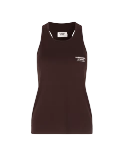 Dark Red Balance Sleeveless Women's Top