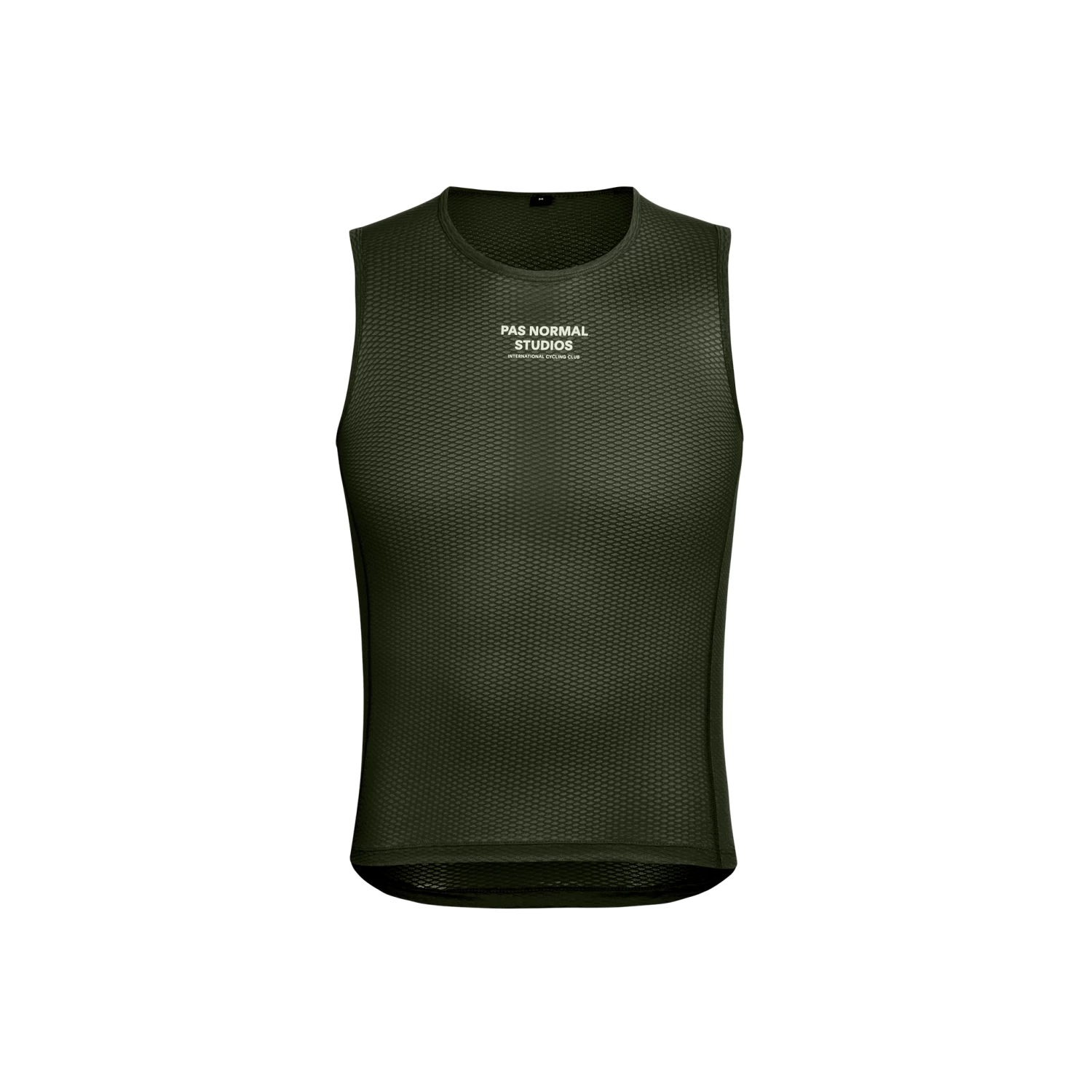 Olive Sleeveless Men's Baselayer 3 Olive Sleeveless Men's Baselayer