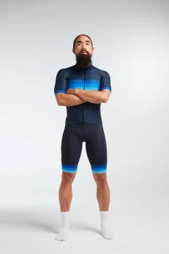 Navy Blue Stripe Essentials TOUR Men's Jersey