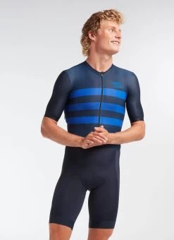 Classics Racing Blue Aero Men's Jersey -Sport Vêtements Magasin C 20.12.11 BSC Racing Classics SS Navy 0005