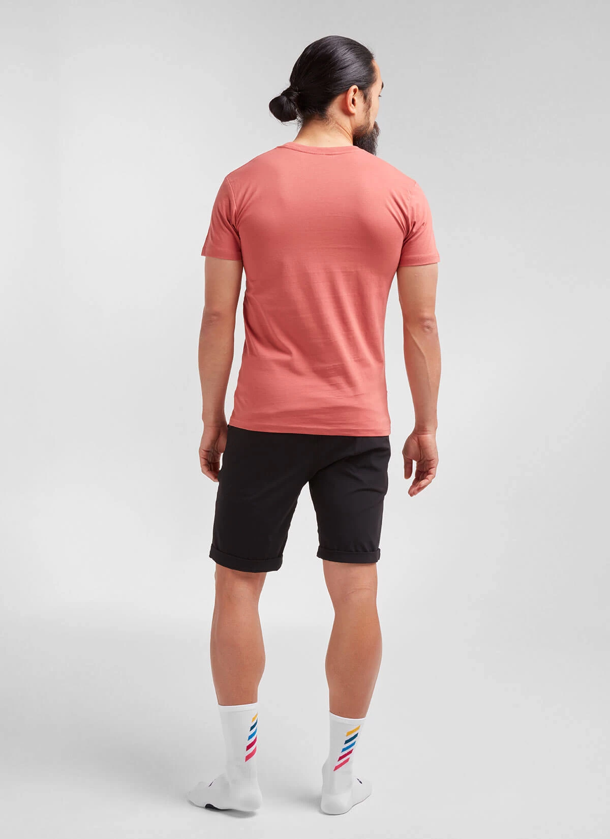 Signature Coral Men's Crew Tee 4 Signature Coral Men's Crew Tee – Image 2