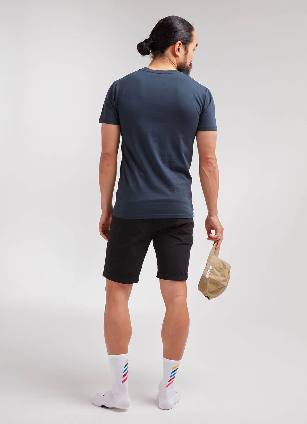 Navy Logo Men's Crew Tee – Image 3