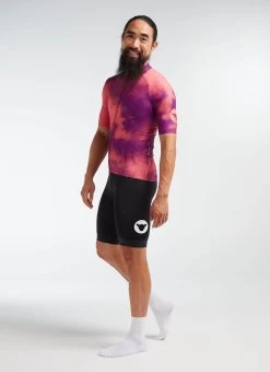 Coral/ Purple Acid Essentials TOUR Men's Jersey -Sport Vêtements Magasin C h20.12.10 BSC TOUR M JERSEY ACID CORAL PURPLE 0010