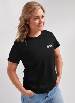 Black MR Women's Crew Tee