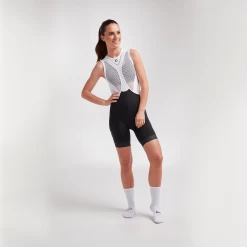 Black On Black Essentials TEAM Regular Women's Short Bib 2.0 -Sport Vêtements Magasin H Front 20.09.02 TEAM F BLACK BIB SHORT 0003