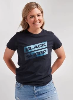 Slash Graphic Women's Crew Tee -Sport Vêtements Magasin H Front 20.09.03 BSC WMN GRAPHIC NAVY TEE 0002