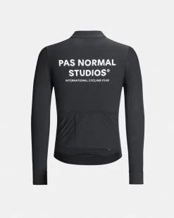Men's Mechanism Long Sleeve Jersey - Anthracite -Sport Vêtements Magasin Men s Mechanism Long Sleeve Jersey Black Back pdp page