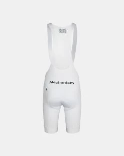 Men's Mechanism Bib - White -Sport Vêtements Magasin Mens Mechanism Bibs White Back pdp page