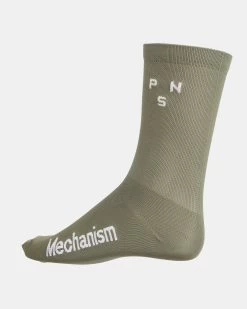 Light Olive PNS Logo Socks