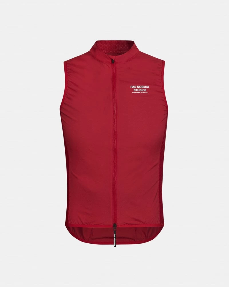 Deep Red Mechanism Stow Away Gilet 3 Deep Red Mechanism Stow Away Gilet