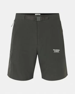 Dark Olive Escapism Off-Race Shorts