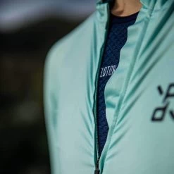 Celeste Recon Men's Jersey -Sport Vêtements Magasin PelotonDeParis Celeste Recon Men CyclingJersey Detail VeloVeloSingapore