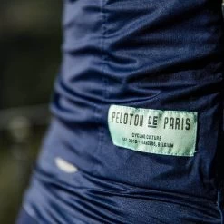 Navy Recon Men's Jersey -Sport Vêtements Magasin PelotonDeParis Navy Recon Men CyclingJersey Detail2 VeloVeloSingapore