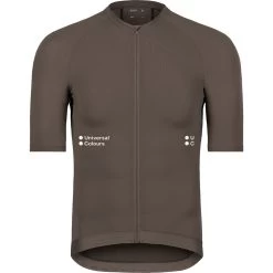 Mid Dark Brown Mono Short Sleeve Men's Jersey