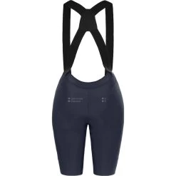Navy Blue Mono Women's Bib Short 6 Navy Blue Mono Women's Bib Short -Sport Vêtements Magasin Universal Colours Mono Womens Bib Short Navy Blue Back