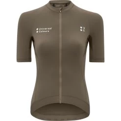 Mid Dark Brown Mono Short Sleeve Women's Jersey