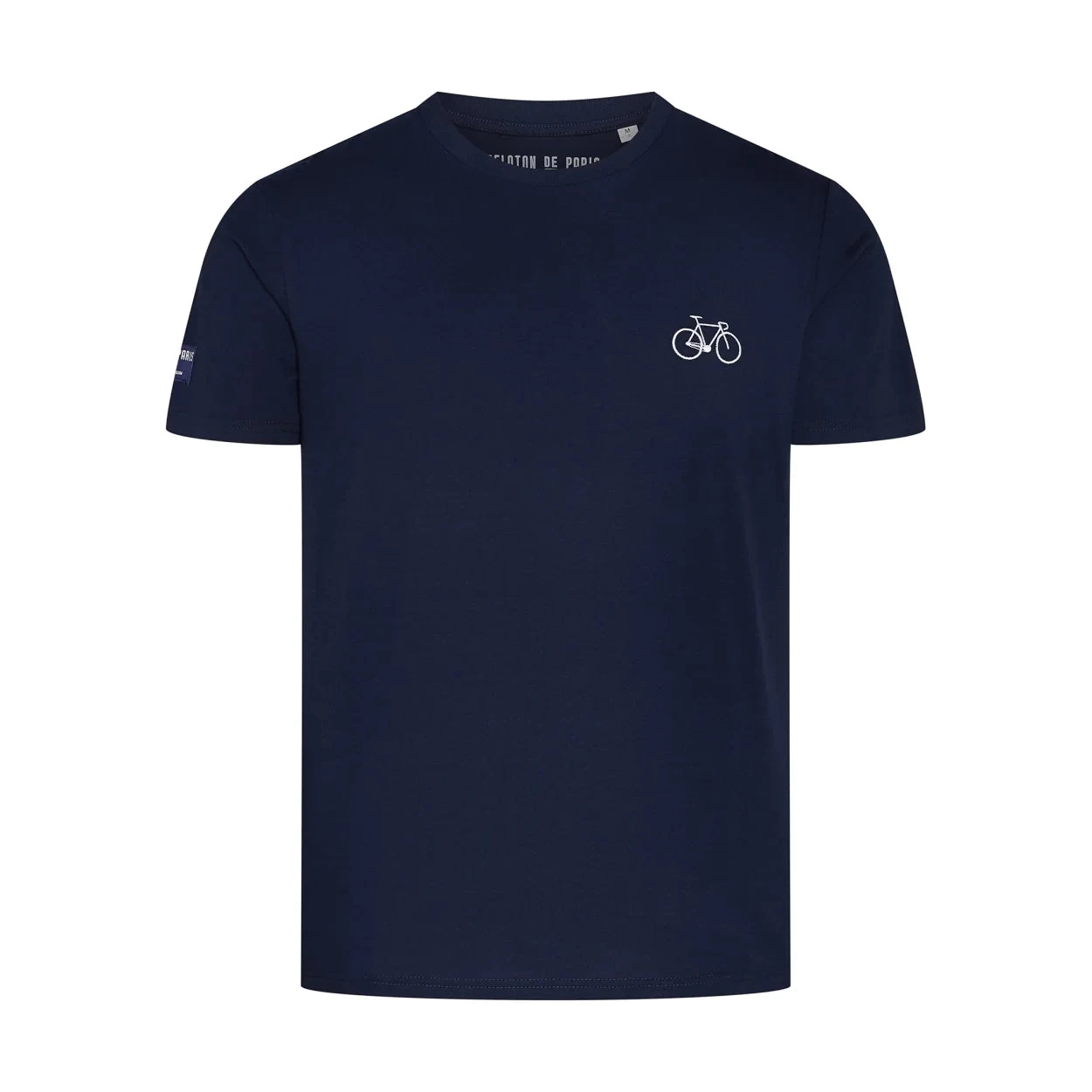 Bike T-shirt Embroidered - Navy 3 Bike T-shirt Embroidered - Navy
