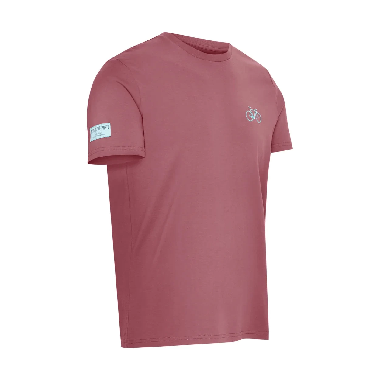 Bike T-shirt Embroidered - Rose 4 Bike T-shirt Embroidered - Rose – Image 2