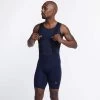 Navy Luxe Men's Bib 2021 -Sport Vêtements Magasin mens luxe bib shorts navy front 2000x d6ef3708 f061 4129 8e8a 5a6691103743