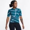 Deep Sea Block Print SE Women's Jersey -Sport Vêtements Magasin womens block print se jersey deepsea front 1200x 2