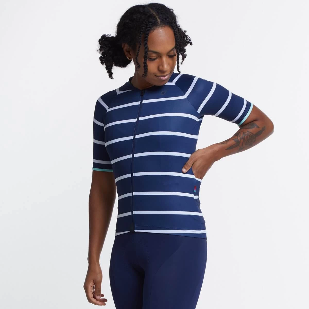 Navy White Breton SE Women's Jersey 5 Navy White Breton SE Women's Jersey – Image 3