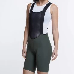 Army Luxe Women's Bib 2021 -Sport Vêtements Magasin womens luxe bib shorts army side detail 2000x d3960f28 02b1 428e b480 e9260f72fa9b