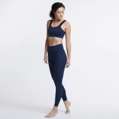 Navy Luxe Women's Bra -Sport Vêtements Magasin womens luxe bra navy front full 1200x 9b45c161 855e 4361 93af 5be9b9106d67