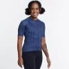 Navy Grid Dot Ultralight Women's Jersey -Sport Vêtements Magasin womens ultralight grid dot jersey navy front 1200x 59ebea20 2034 4b34 9935 2013aa519050